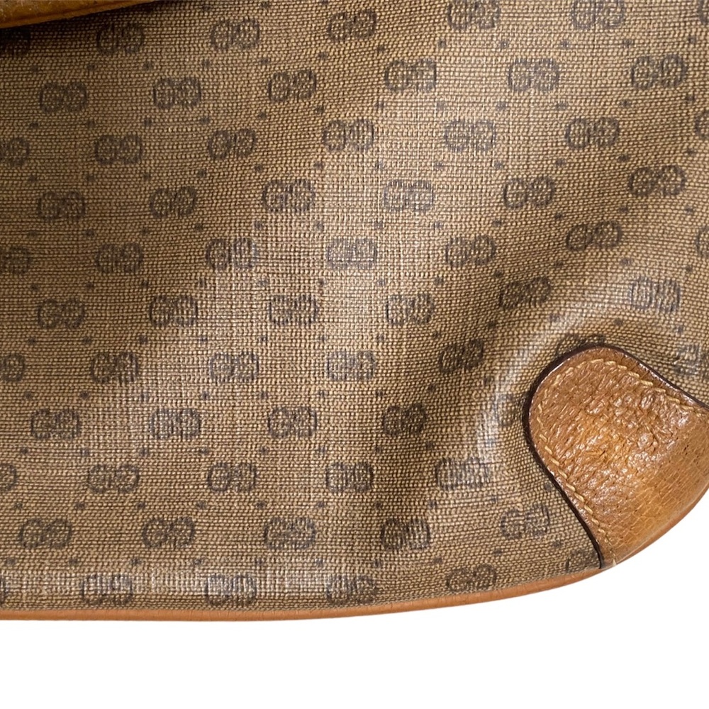 Authentic Vintage Gucci Large Clutch Bag Leather Brown Unisex - Picture 7 of 7